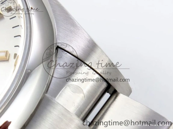 Good Copy Rolex Watches ZipUp Dial 1:1 on VR 36mm Silver 904L Oyster Edition Perpetual Bracelet SS Steel Best 126000 1741 Clean 0109